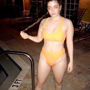 Swim - Orange two piece bathing suit Swim - Orange two piece bathing suit